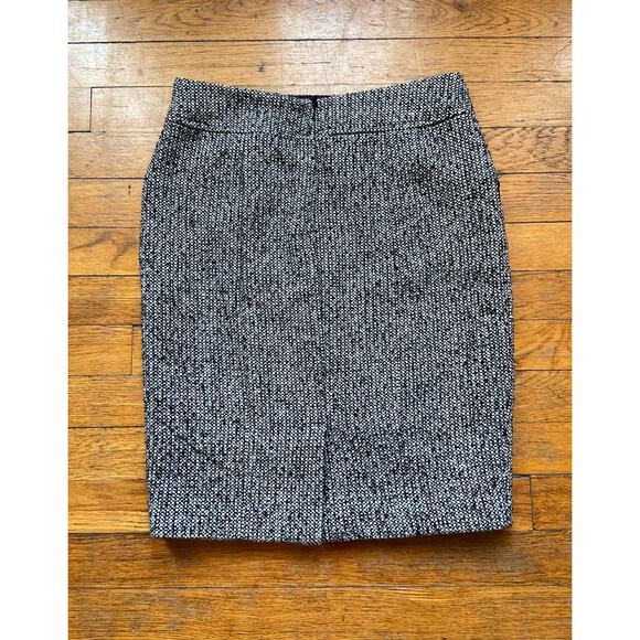 FOREVER 21 Black/White Speckled Wool Pencil Skirt sz XS - Picture 7 of 11